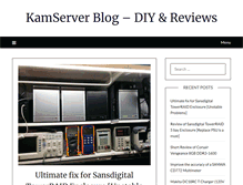 Tablet Screenshot of kamserver.com